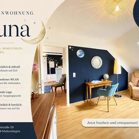 Luna -3 Schlafzimmer, Waschmaschine, Kueche, Wlan, Ca 15 Min Bis Zum Europa Park, Malterdingen